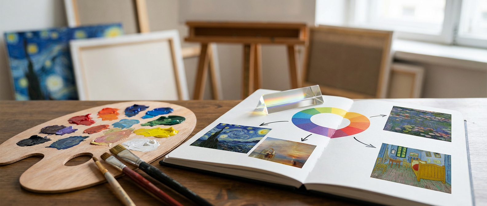 How Van Gogh's Yellows and Mondrian's Blues Became Your Color Education