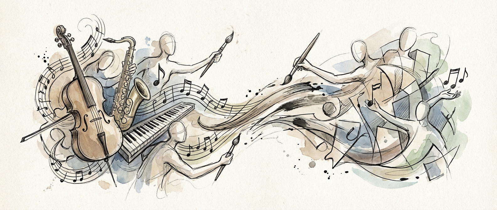 When Sound Meets Canvas: The Hidden Conversations Between Music and Visual Art